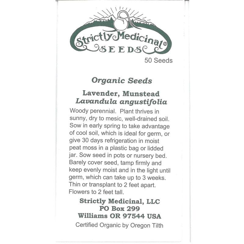 Munstead Lavender Seeds (Organic)