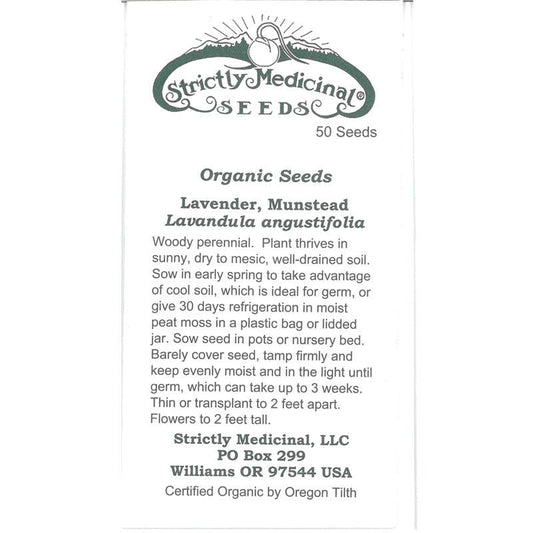 Munstead Lavender Seeds (Organic)