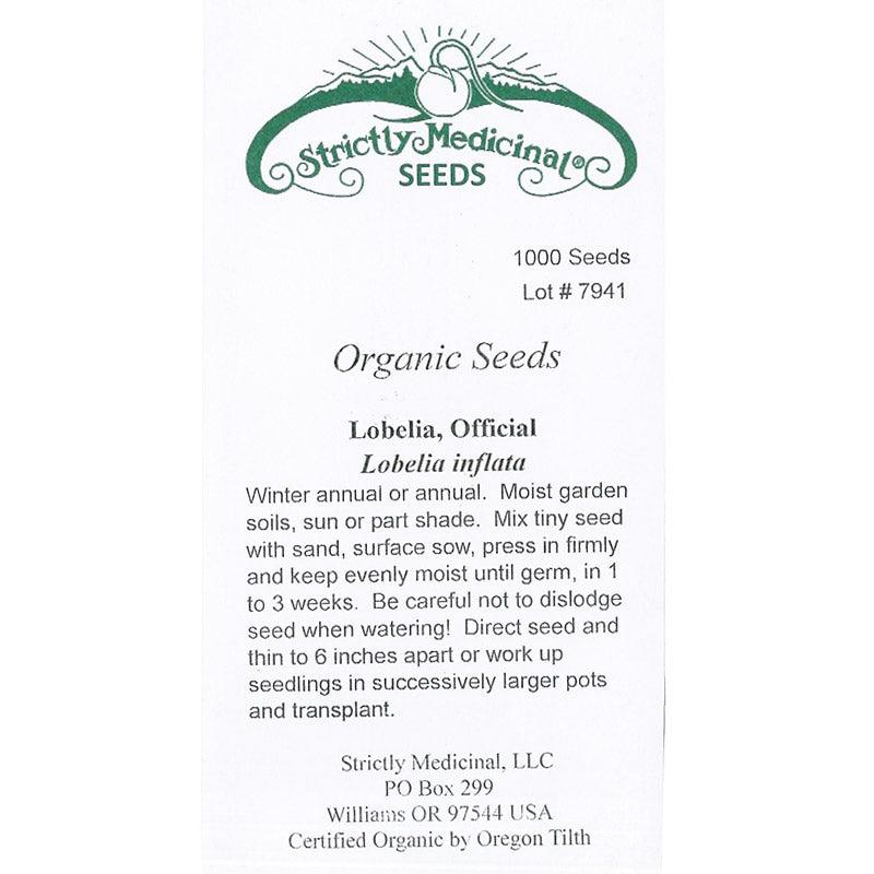 Official Lobelia Flower Seeds (Organic)