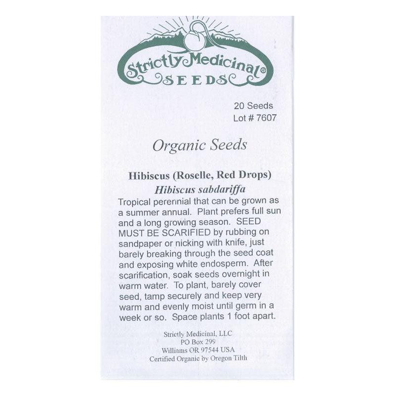 Roselle Hibiscus Seeds (Organic)