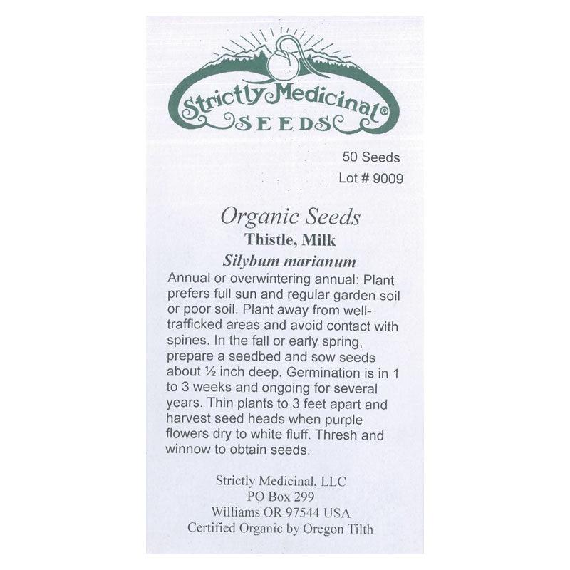 Milk Thistle Seeds (Organic)