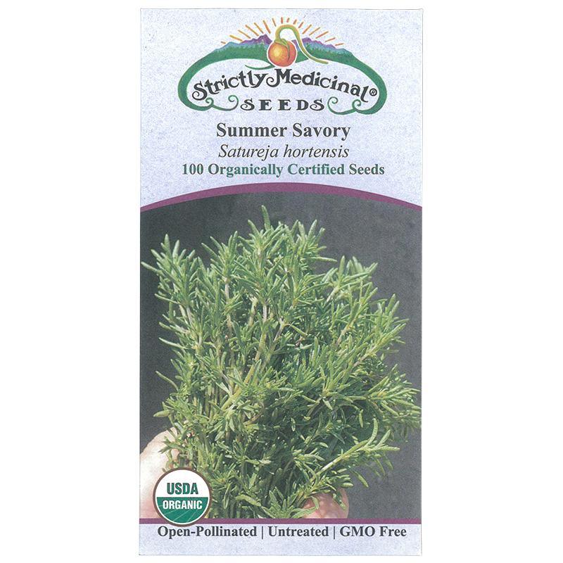 Strictly Medicinal Summer Savory Seeds (Organic)
