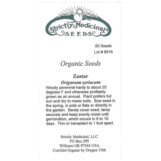 Zaatar Seeds (Organic)