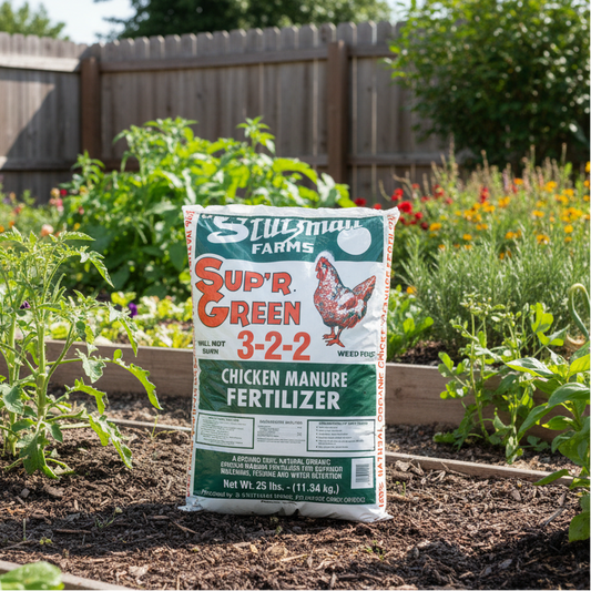 Sup'R Green Organic Chicken Manure (Composted) (25 lb)