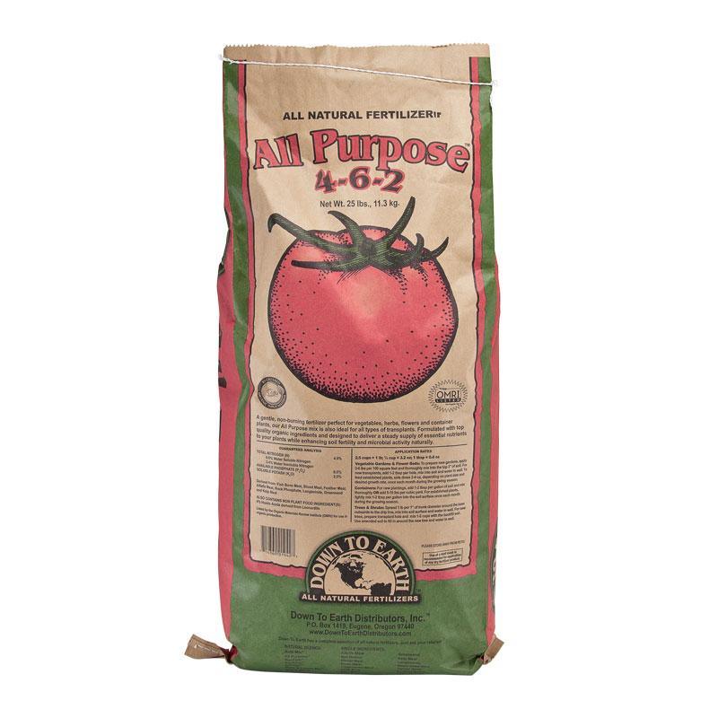 Down To Earth All Purpose Mix 4-6-2 (25 lb bag)