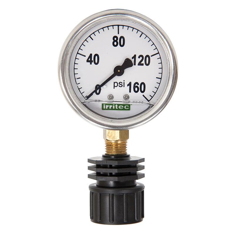 Water Pressure Gauge with Female Hose Thread, 0-160 psi
