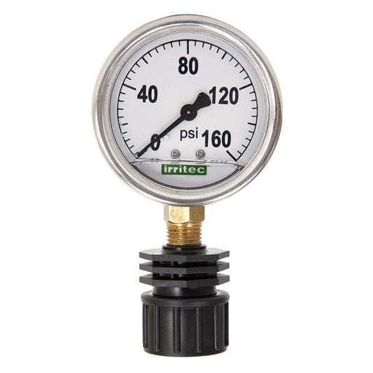 Water Pressure Gauge with Female Hose Thread, 0-160 psi
